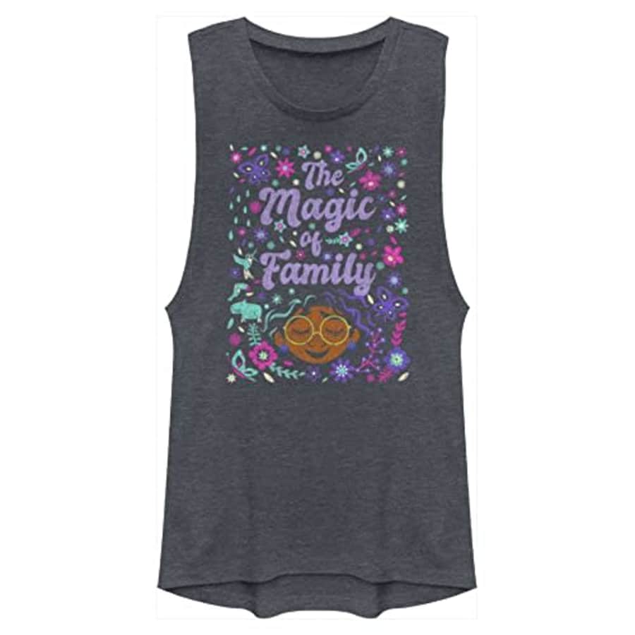 Disney Junior's Magic Muscle T-Shirt, Denim Blue Heather, Medium for $15 Disney Junior's Magic Muscle T-Shirt, Denim Blue Heather, Medium for $15
