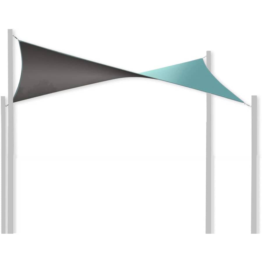 Coolaroo DualShade 12x12-Foot Iridescent Outdoor Sun Sail for $92