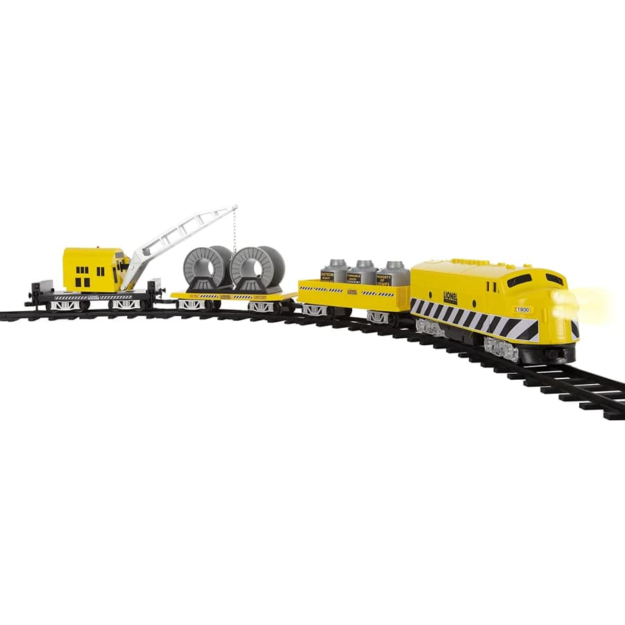 Lionel Ready to Play Construction Train Set for $97