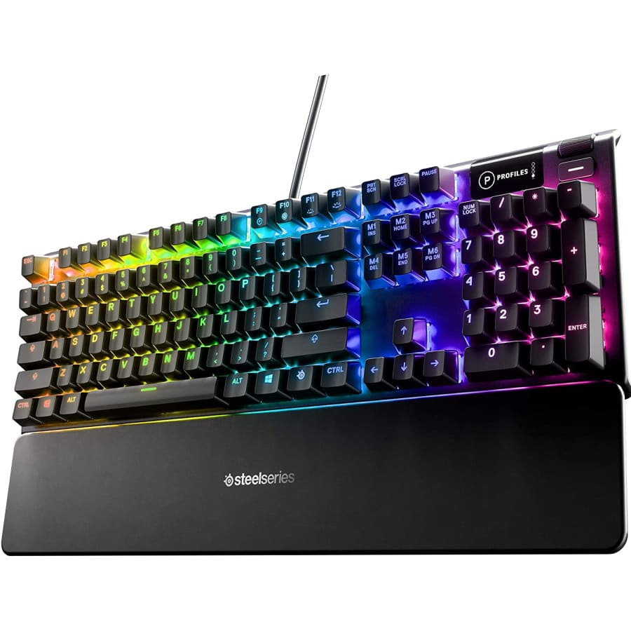 SteelSeries Apex 5 Hybrid Mechanical Gaming Keyboard for $91 SteelSeries Apex 5 Hybrid Mechanical Gaming Keyboard for $91