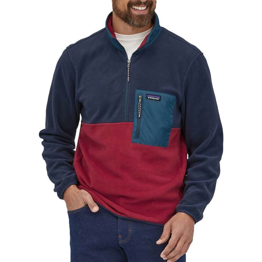 Patagonia Men's Microdini 1/2 Zip Fleece Pullover From $49 Patagonia Men's Microdini 1/2 Zip Fleece Pullover From $49