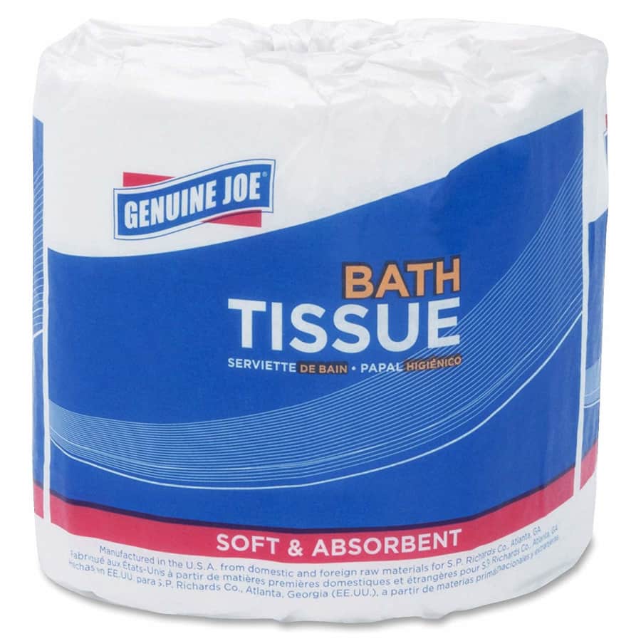 Genuine Joe 2-Ply Standard Bath Tissue Roll 96-Pack for $38