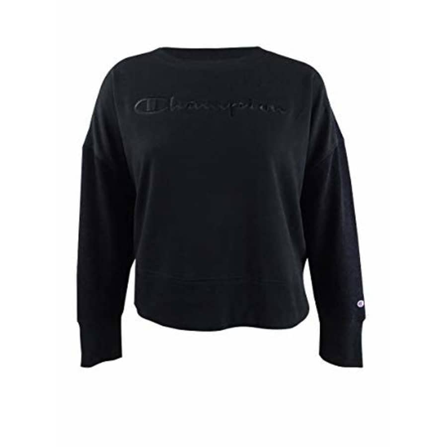 Champion Womens Plus Activewear Fitness Sweatshirt Black 1X for $40