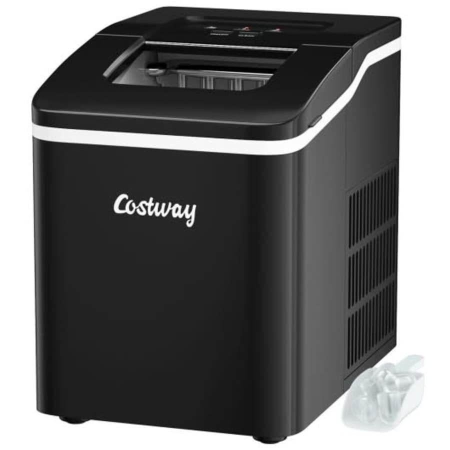 Costway 26-Lb. Self-Cleaning Countertop Ice Maker for $99 Costway 26-Lb. Self-Cleaning Countertop Ice Maker for $99