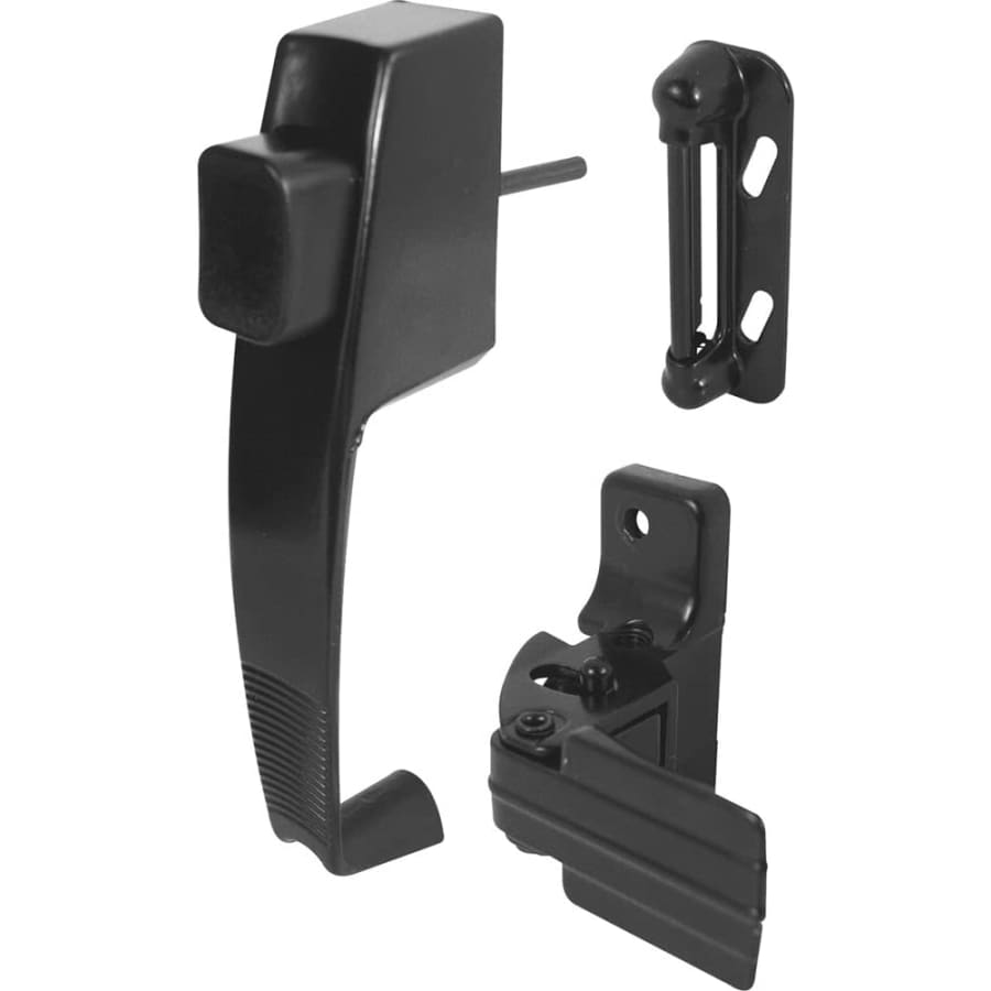 Prime-Line Push Button Screen / Storm Door Latch w/ Tie Down for $9