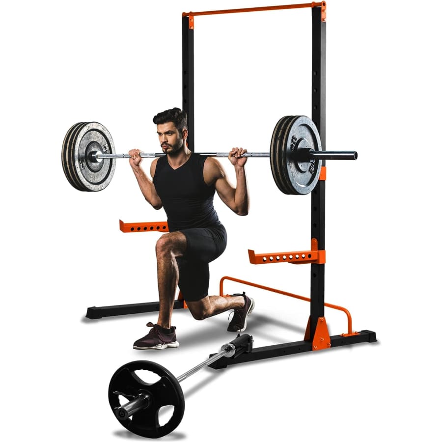 Squatz Adjustable Squat Rack Stand w/ Landmine Attachment for $263