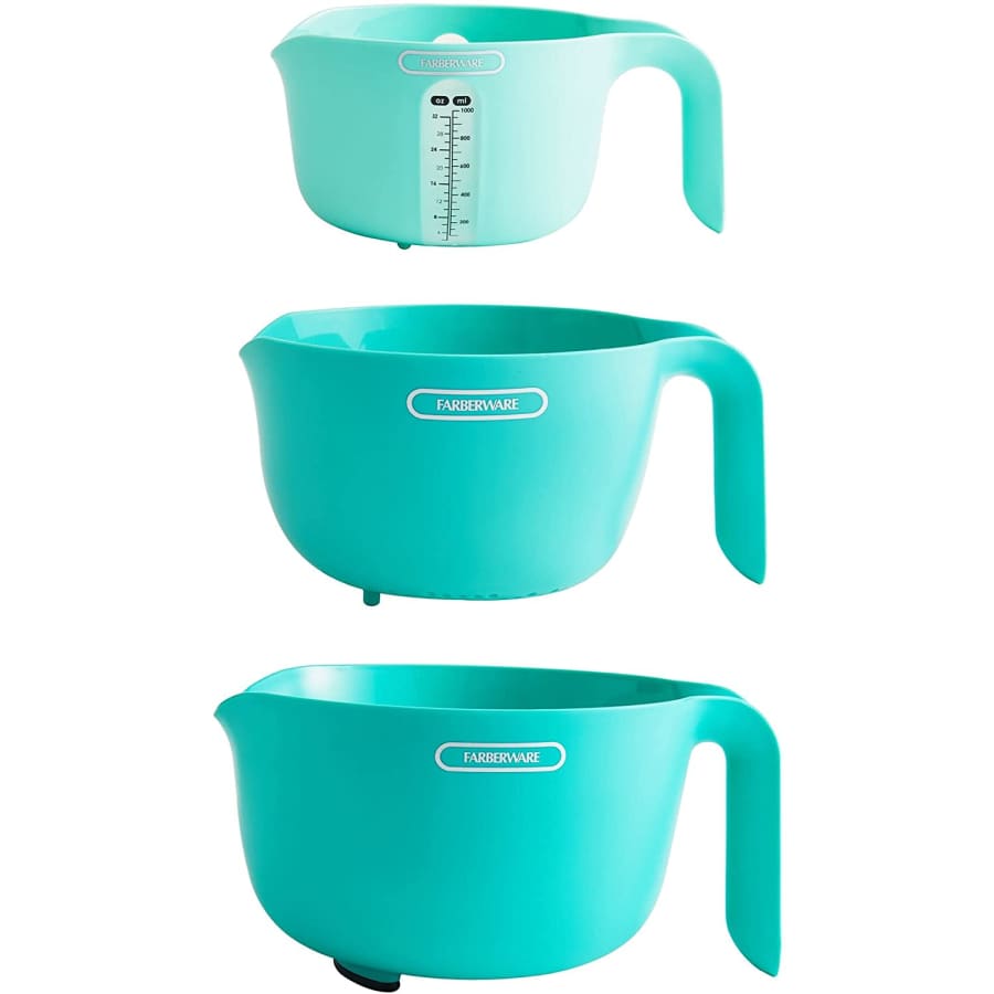 Farberware Professional 3-Piece Measuring Colander Bowl Set for $17 Farberware Professional 3-Piece Measuring Colander Bowl Set for $17