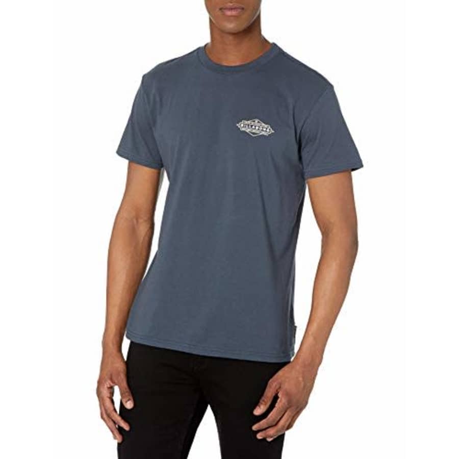 Billabong Men's Classic Short Sleeve Premium Logo Graphic Tee T-Shirt, Coast Navy, Large for $21