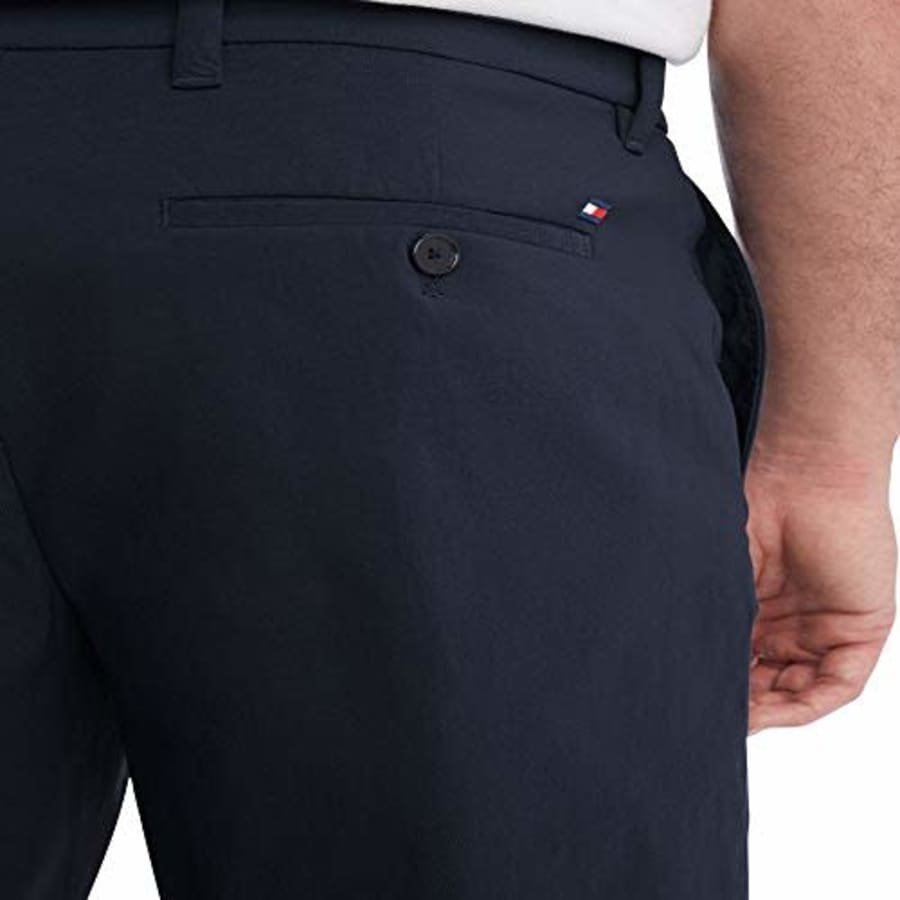 Tommy Hilfiger Men's Sport Tech Chino Shorts, Sky Captain, 40 for $50
