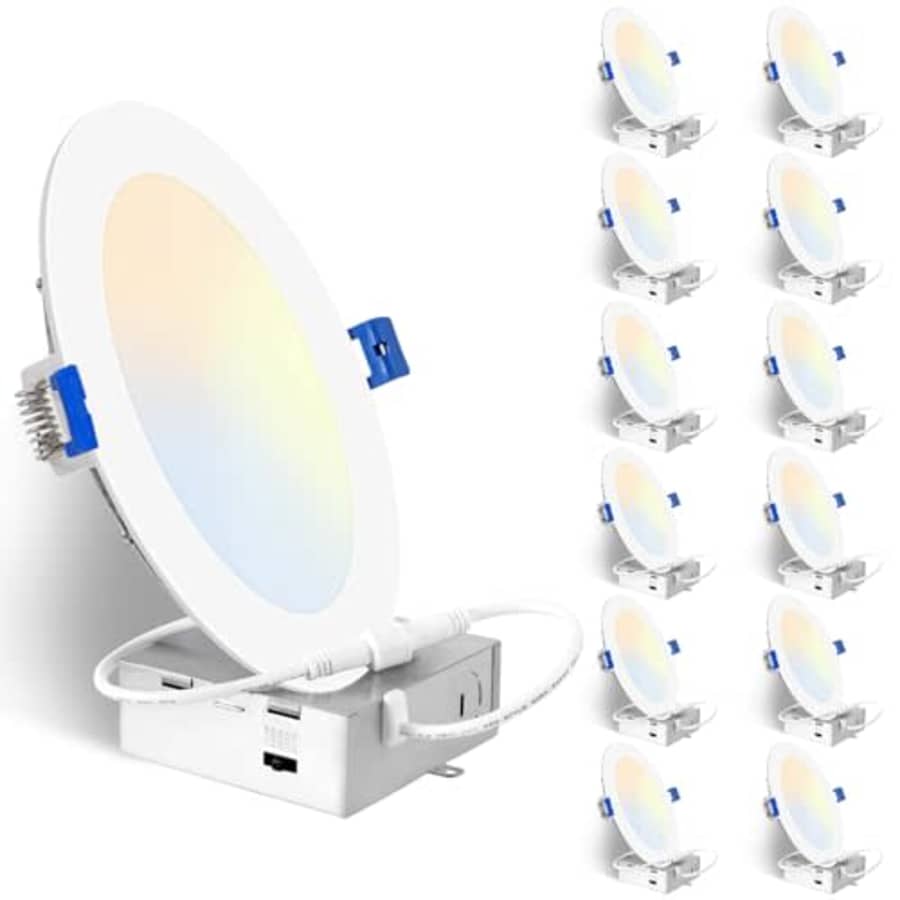 6" 12W Recessed Light 12-Pack for $60 6" 12W Recessed Light 12-Pack for $60