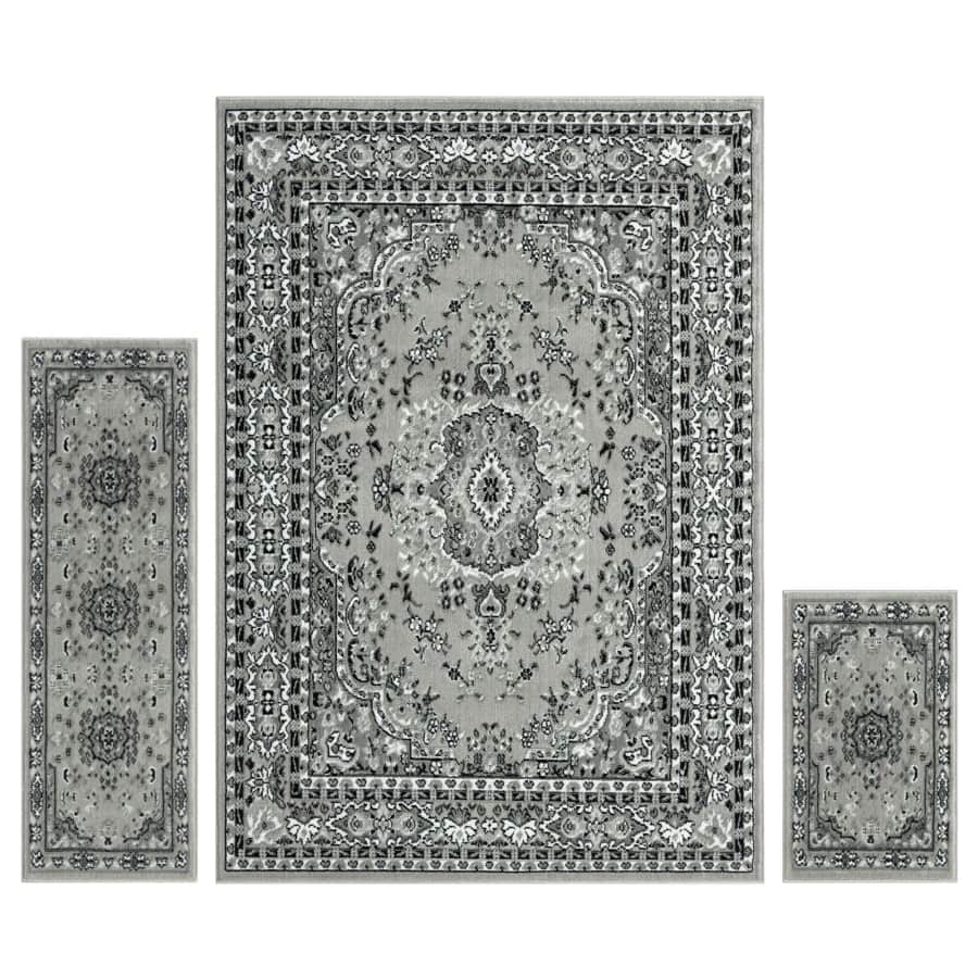 Home Dynamix Ariana Ksara Traditional Medallion Border Area Rug 3-Pack for $29 Home Dynamix Ariana Ksara Traditional Medallion Border Area Rug 3-Pack for $29