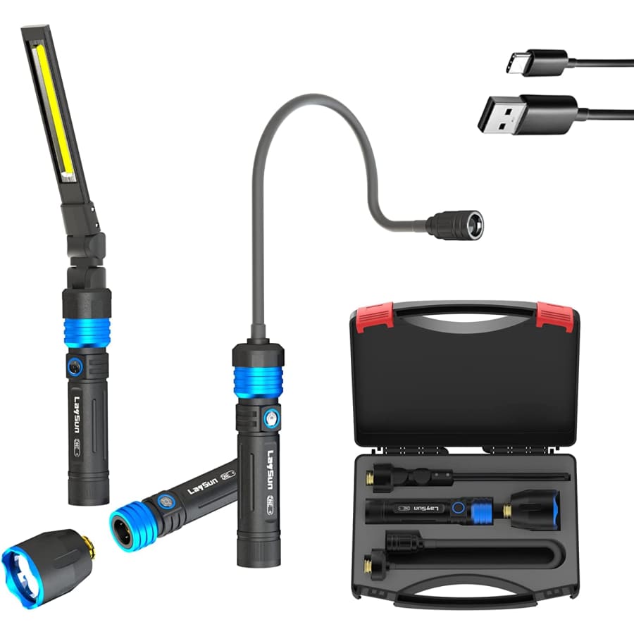 LaySun 3-in-1 LED Work Light Kit for $30 LaySun 3-in-1 LED Work Light Kit for $30