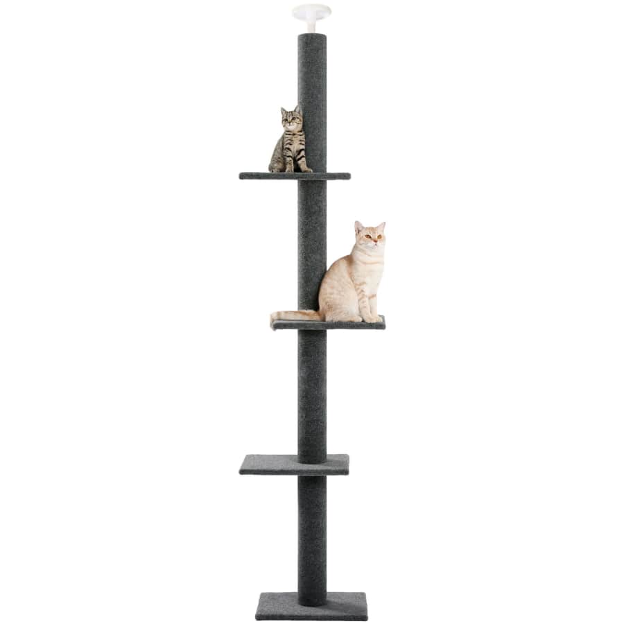 Pawz Road 90-107" Floor to Ceiling Cat Tree Tower for $34
