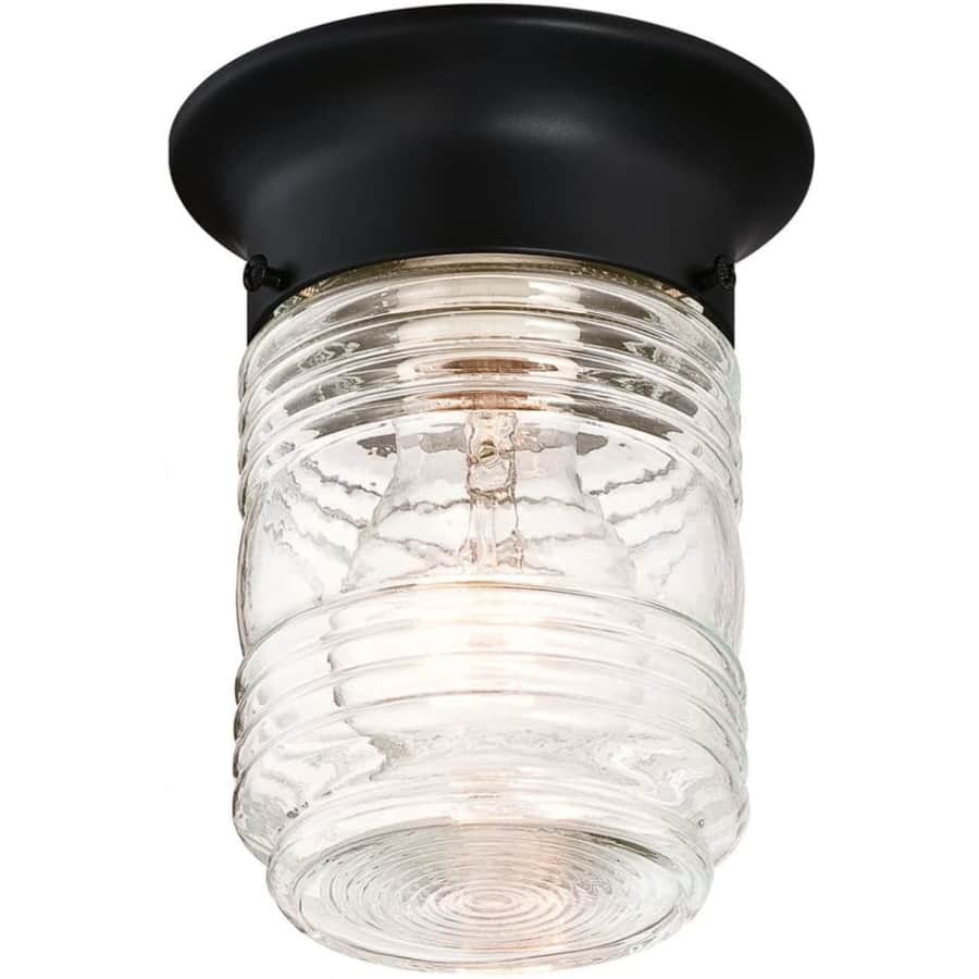 Design House Jelly Jar Indoor/Outdoor Ceiling Light for $12 Design House Jelly Jar Indoor/Outdoor Ceiling Light for $12