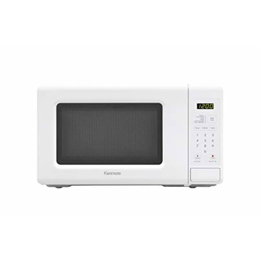 Kenmore Small 70712 Countertop Microwave, 0.7 cu. ft, White for $70 Kenmore Small 70712 Countertop Microwave, 0.7 cu. ft, White for $70