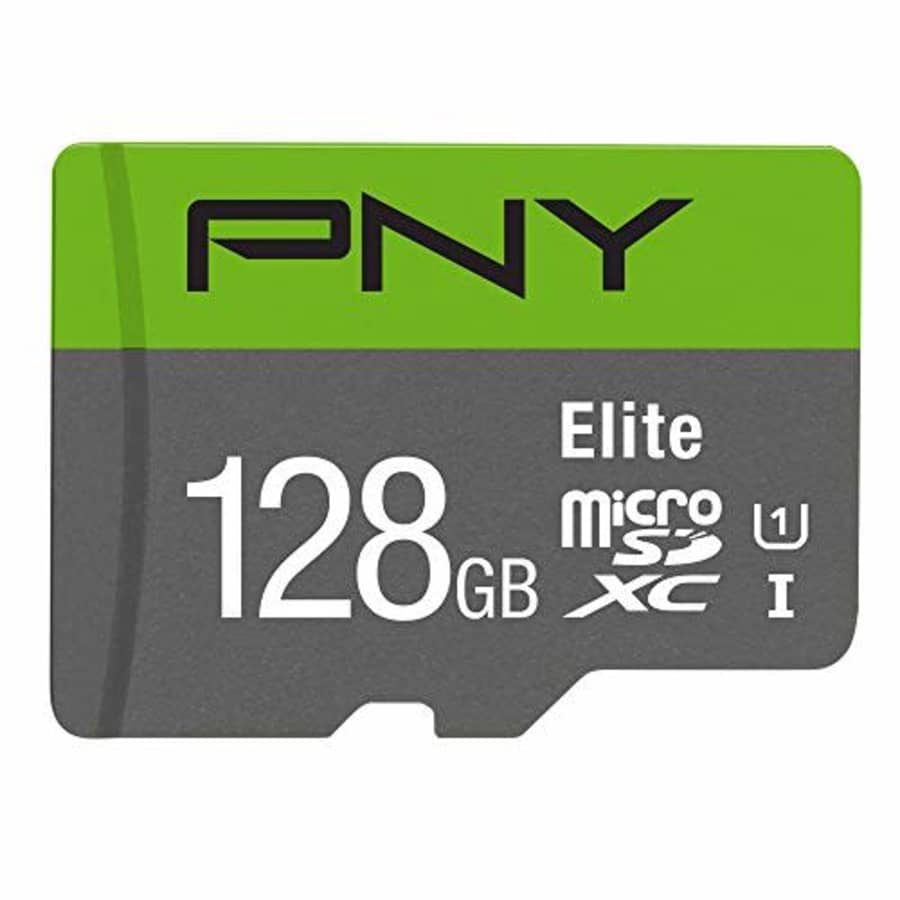 PNY 128GB Elite Class 10 U1 microSDXC Flash Memory Card - 100MB/s, Class 10, U1, Full HD, UHS-I, for $13