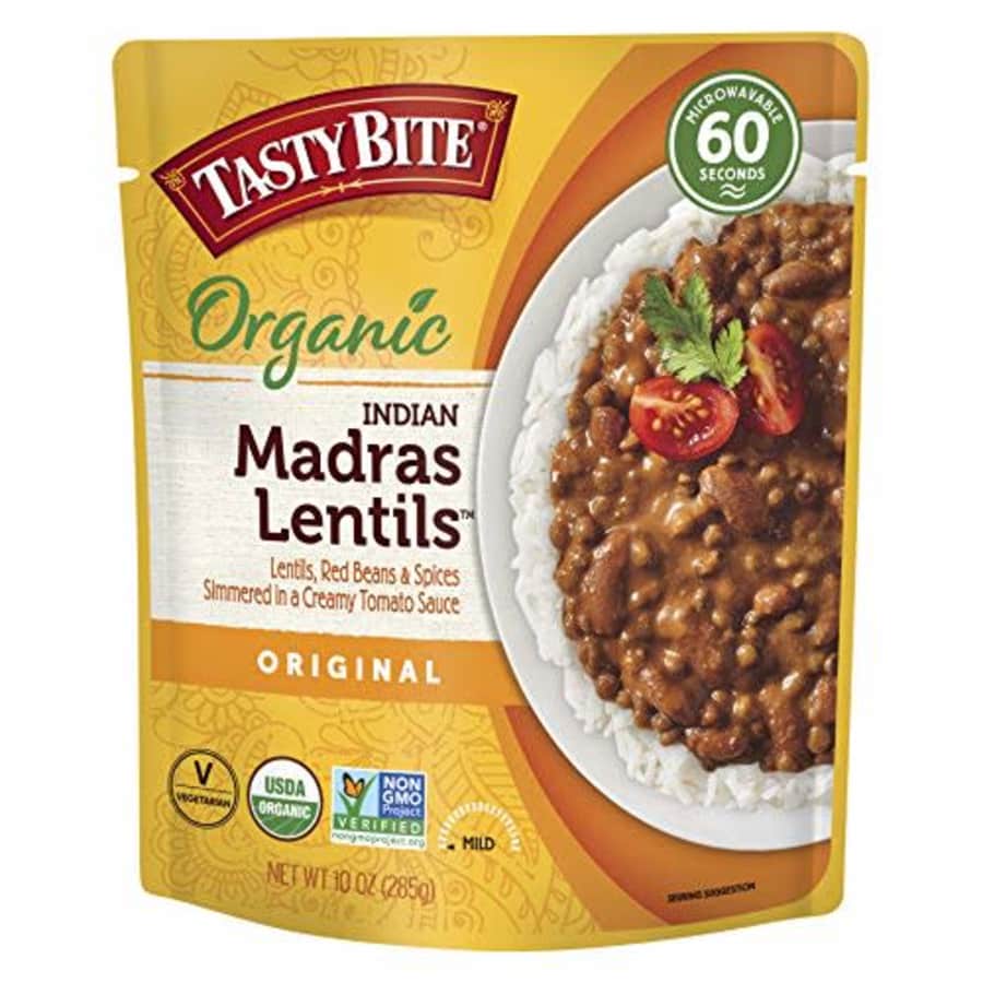 Tasty Bite Indian Entree Madras Lentils 10-oz. Bag 6-Pack for $18 Tasty Bite Indian Entree Madras Lentils 10-oz. Bag 6-Pack for $18