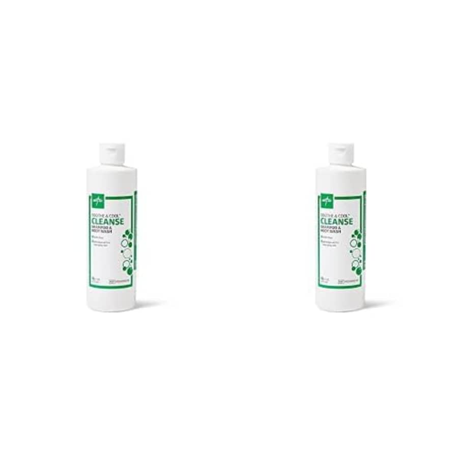 Medline MSC095340H Soothe & Cool Shampoo & Body Wash, 16oz. (Pack of 2) for $14