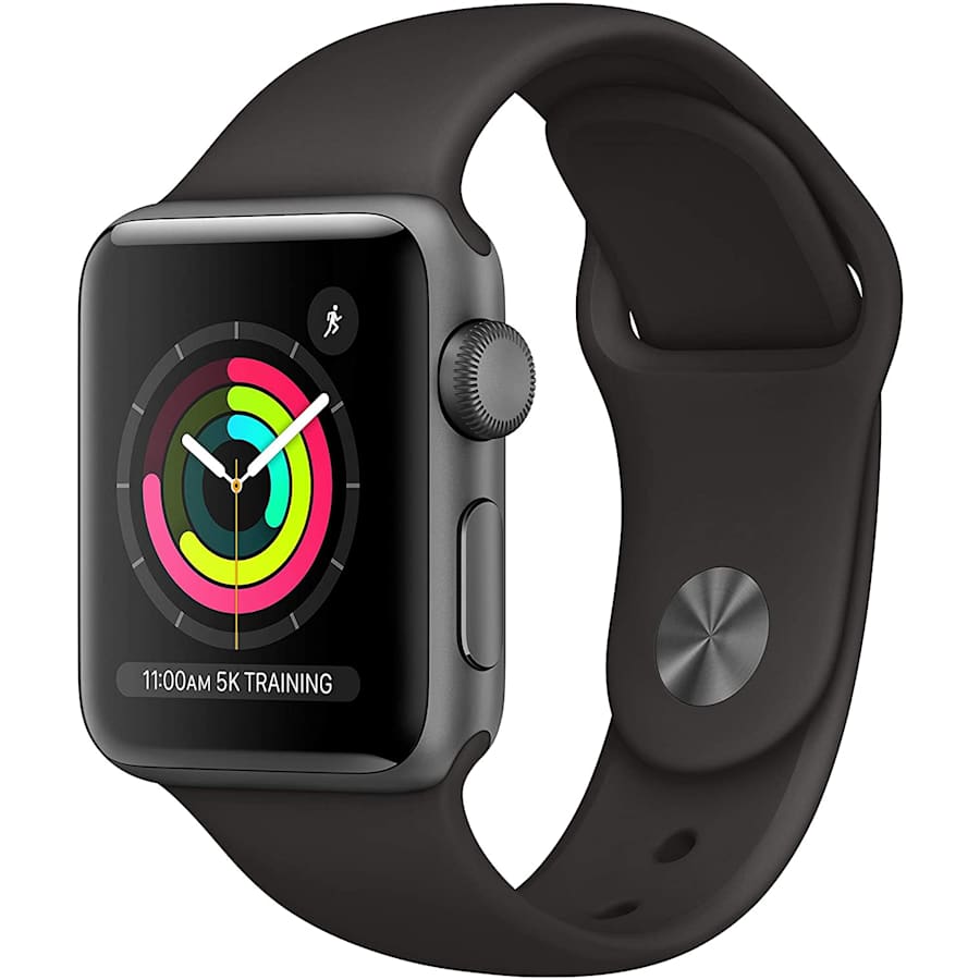 Apple Watch Series 3 GPS 38mm Aluminum Smartwatch for $169