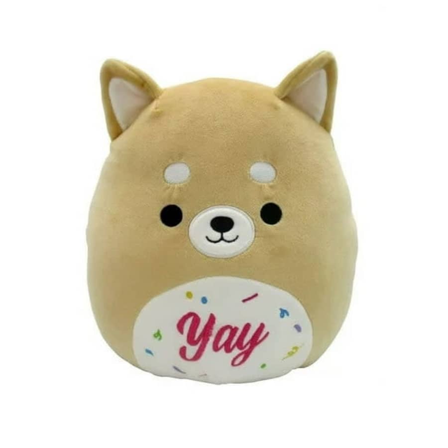 Squishmallows 10" Angie the Brown Celebration Dog for $10 Squishmallows 10" Angie the Brown Celebration Dog for $10