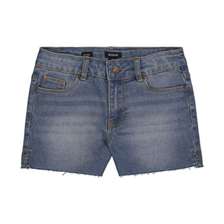 HUDSON Girls' Stretch Denim Cut-Off Shorts, True Blue, 8 for $21 HUDSON Girls' Stretch Denim Cut-Off Shorts, True Blue, 8 for $21