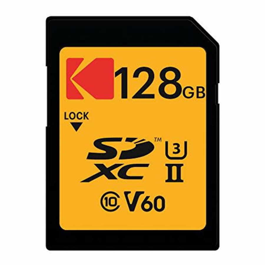Kodak 128GB UHS-II U3 V60 Ultra Pro SDXC Memory Card for $25 Kodak 128GB UHS-II U3 V60 Ultra Pro SDXC Memory Card for $25