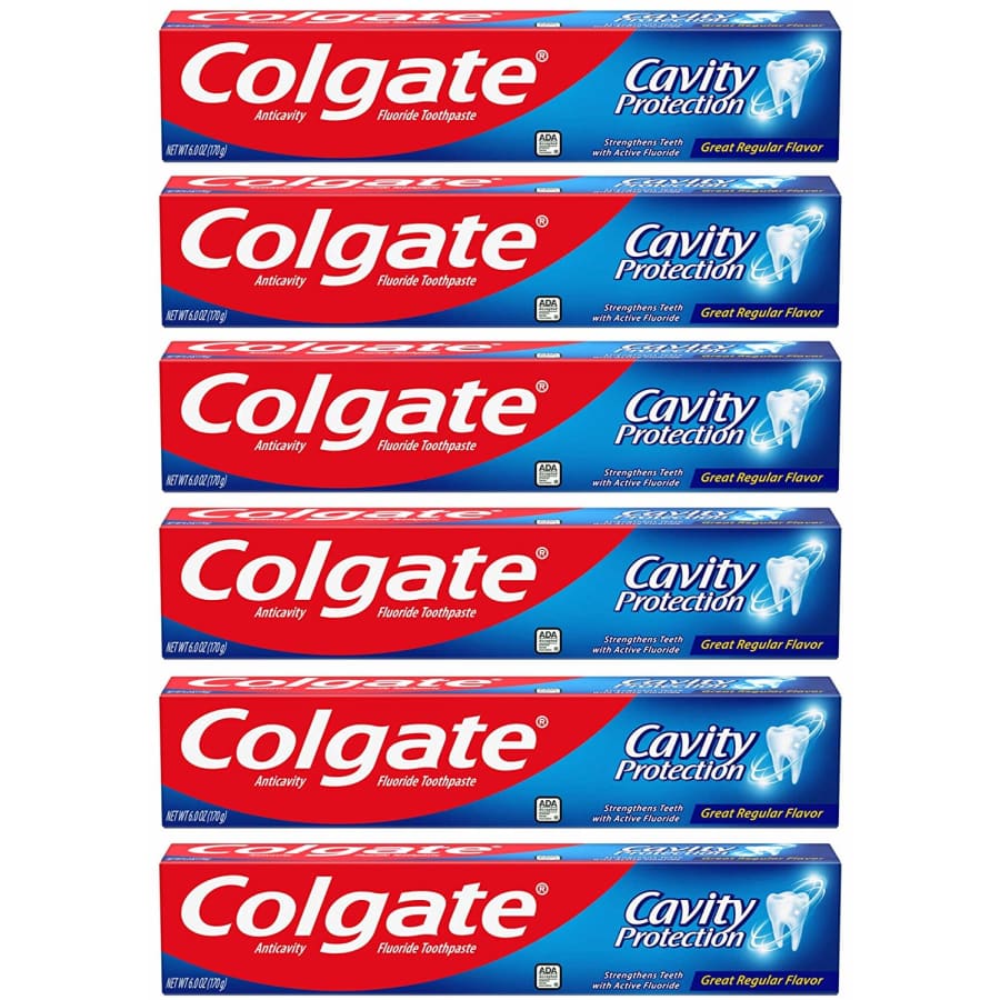Colgate Cavity Protection 6-oz. Toothpaste 6-Pack for $12