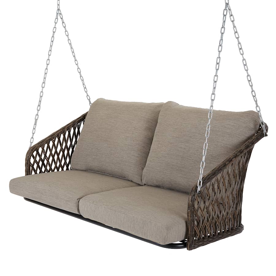 Mainstays Battle Creek Outdoor Wicker Porch Swing for $118