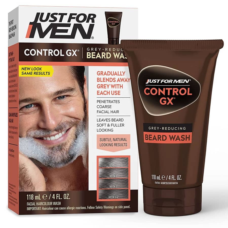 Just For Men Control GX Grey-Reducing Beard Wash for $10 Just For Men Control GX Grey-Reducing Beard Wash for $10
