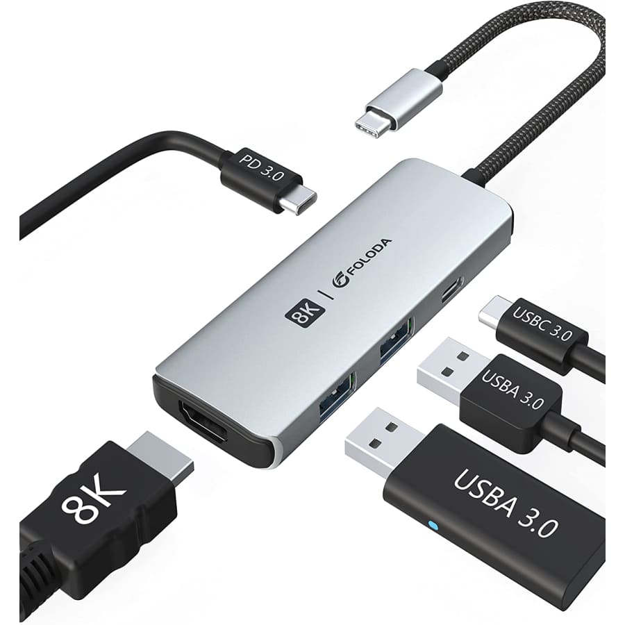 Foloda 5-in-1 USB-C Hub for $50 Foloda 5-in-1 USB-C Hub for $50