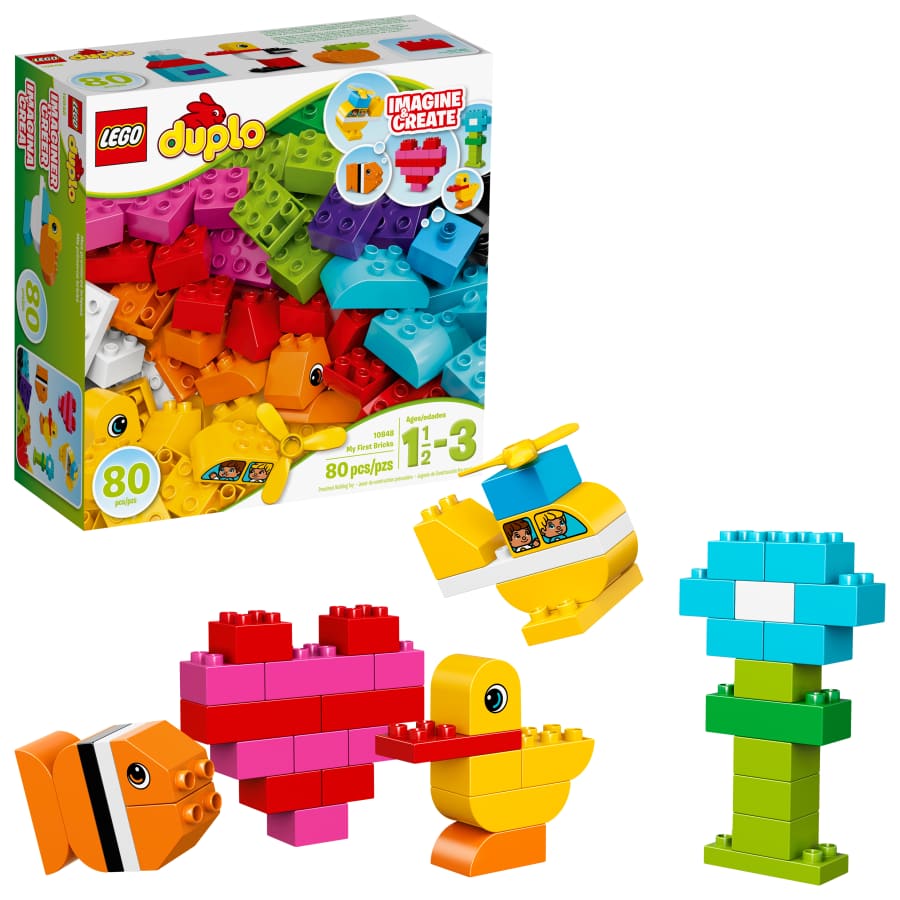 LEGO DUPLO My First Bricks Building Set for $12