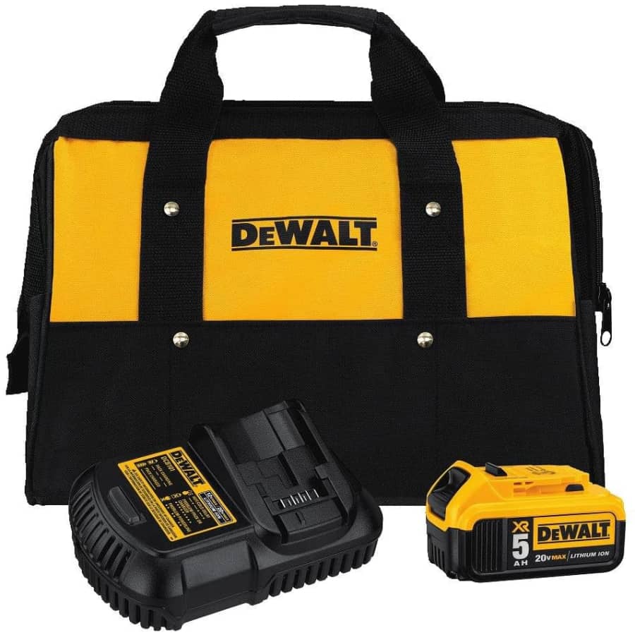 DeWalt 20V MAX Battery and Charger Kit: $89