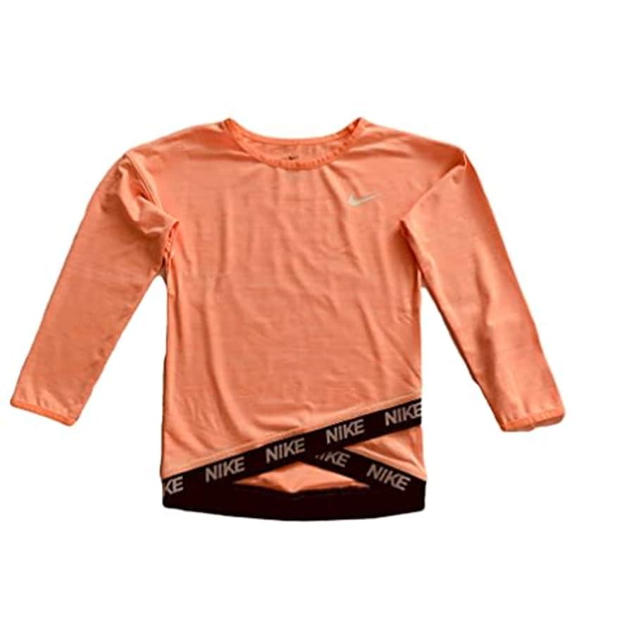 Nike Girls Dri Fit Activewear Top (6) Orange for $29