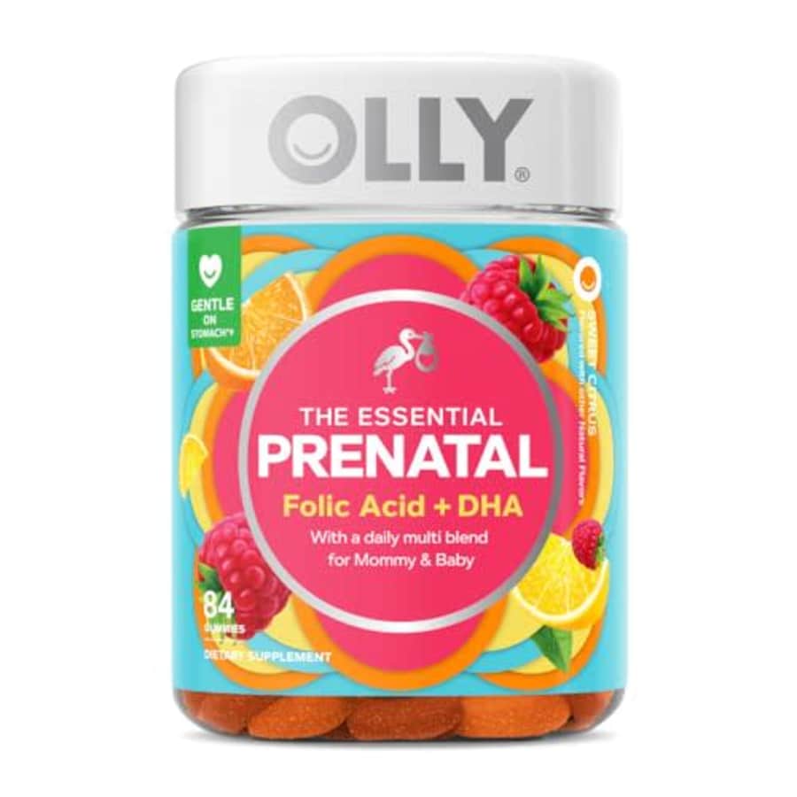 OLLY Essential Prenatal Gummy Multivitamin, Folic Acid, Vitamin D, Omega 3 DHA, Supports Healthy for $18 OLLY Essential Prenatal Gummy Multivitamin, Folic Acid, Vitamin D, Omega 3 DHA, Supports Healthy for $18