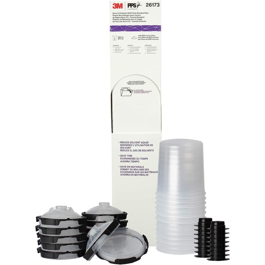 3M PPS 2.0 Paint Spray Gun System Refill Kit with Lids and Liners for $31 3M PPS 2.0 Paint Spray Gun System Refill Kit with Lids and Liners for $31