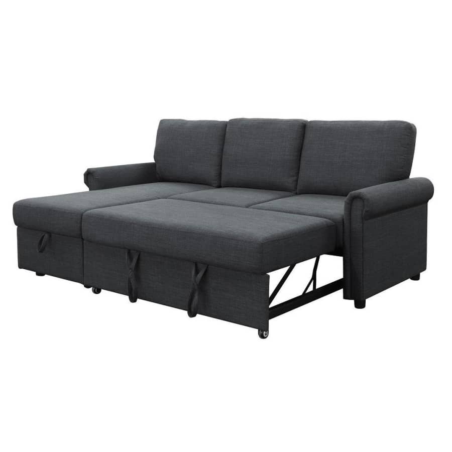 Abbyson Living Hamilton Reversible Storage Sectional Sofa w/ Pullout Bed for $699 for members Abbyson Living Hamilton Reversible Storage Sectional Sofa w/ Pullout Bed for $699 for members