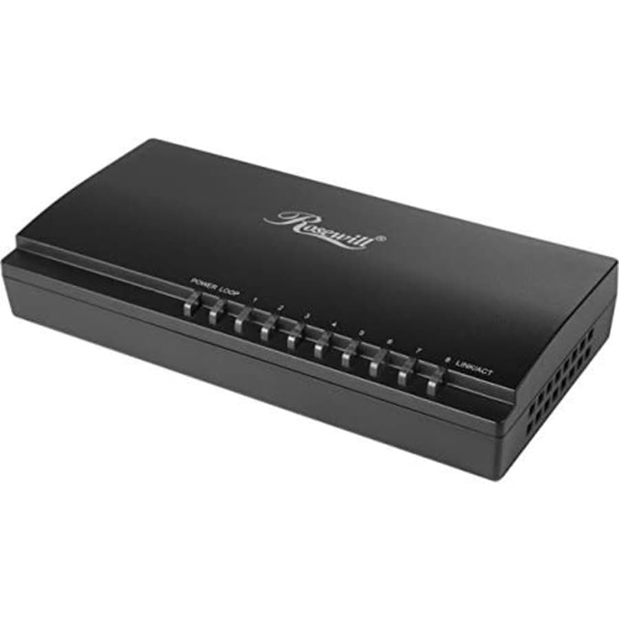 Rosewill 8 Port Gigabit Network Switch / ethernet switch / Desktop Switch with 9K Jumbo frame and for $50 Rosewill 8 Port Gigabit Network Switch / ethernet switch / Desktop Switch with 9K Jumbo frame and for $50