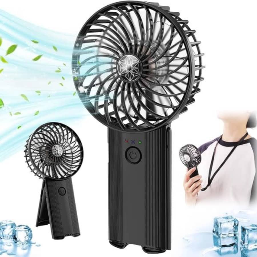 Rechargeable Handheld Personal Fan 4-Pack for $16 Rechargeable Handheld Personal Fan 4-Pack for $16