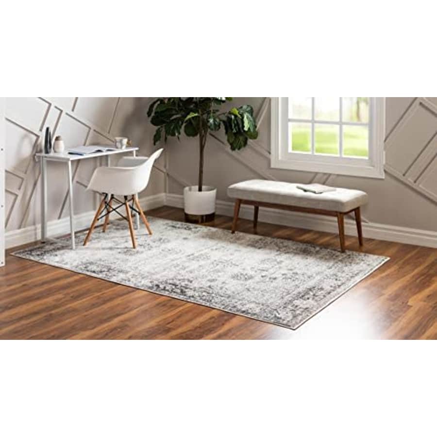 Unique Loom Sofia Collection Area Rug - Casino (6' 1" x 9', Gray/ Beige) for $59 Unique Loom Sofia Collection Area Rug - Casino (6' 1" x 9', Gray/ Beige) for $59