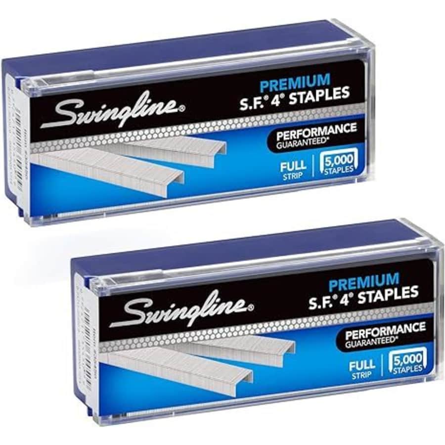 Swingline Staples 5,000-Count Box 2-Pack for $4
