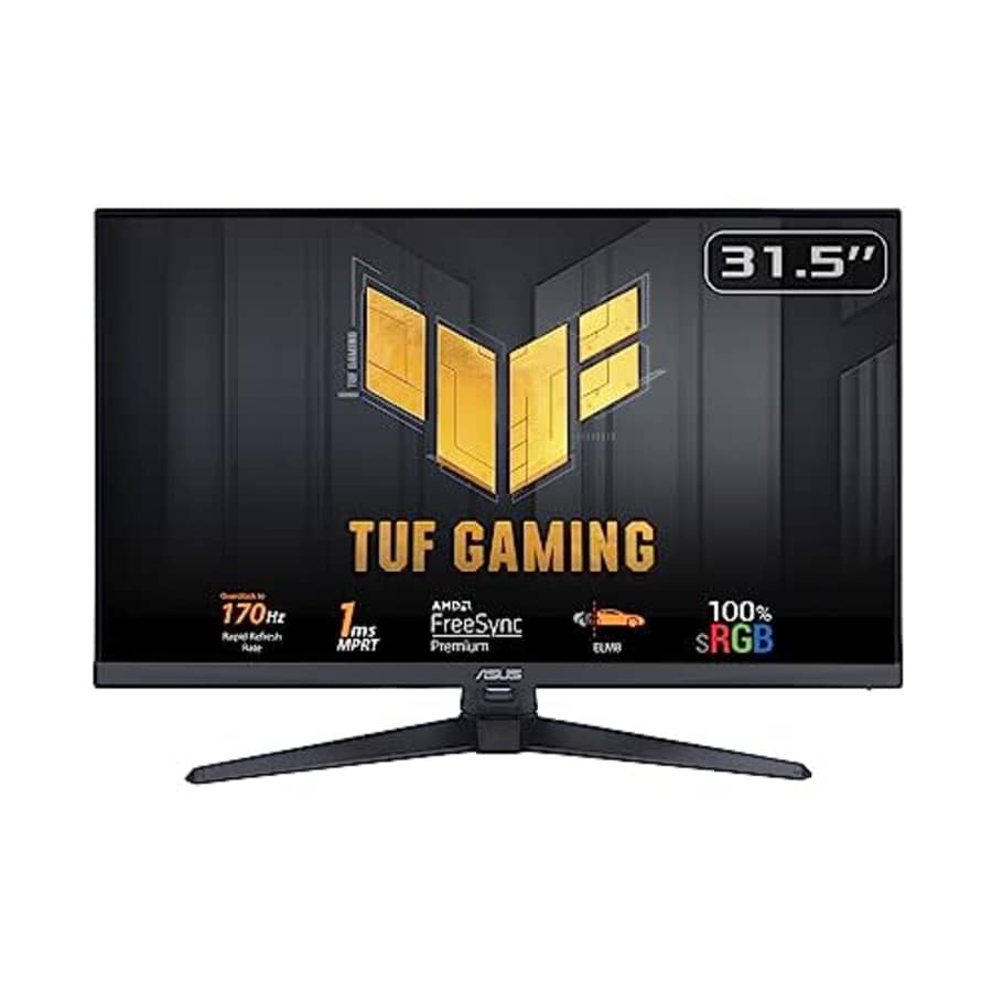 ASUS TUF Gaming 32 (31.5-inch viewable) 1080P Gaming Monitor (VG328QA1A) - Full HD, 170Hz, 1ms, for $219 ASUS TUF Gaming 32 (31.5-inch viewable) 1080P Gaming Monitor (VG328QA1A) - Full HD, 170Hz, 1ms, for $219