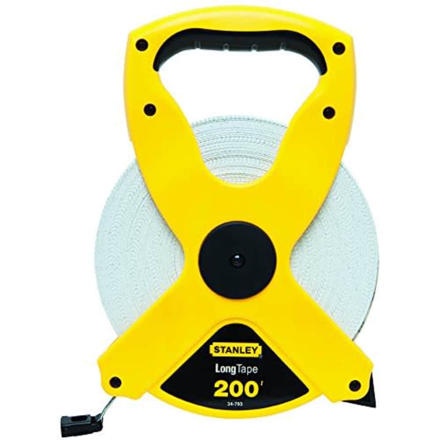 Stanley Tools STANLEY Long Tape Measure, Open Reel, Fiberglass, 200-Foot (34-793) for $32