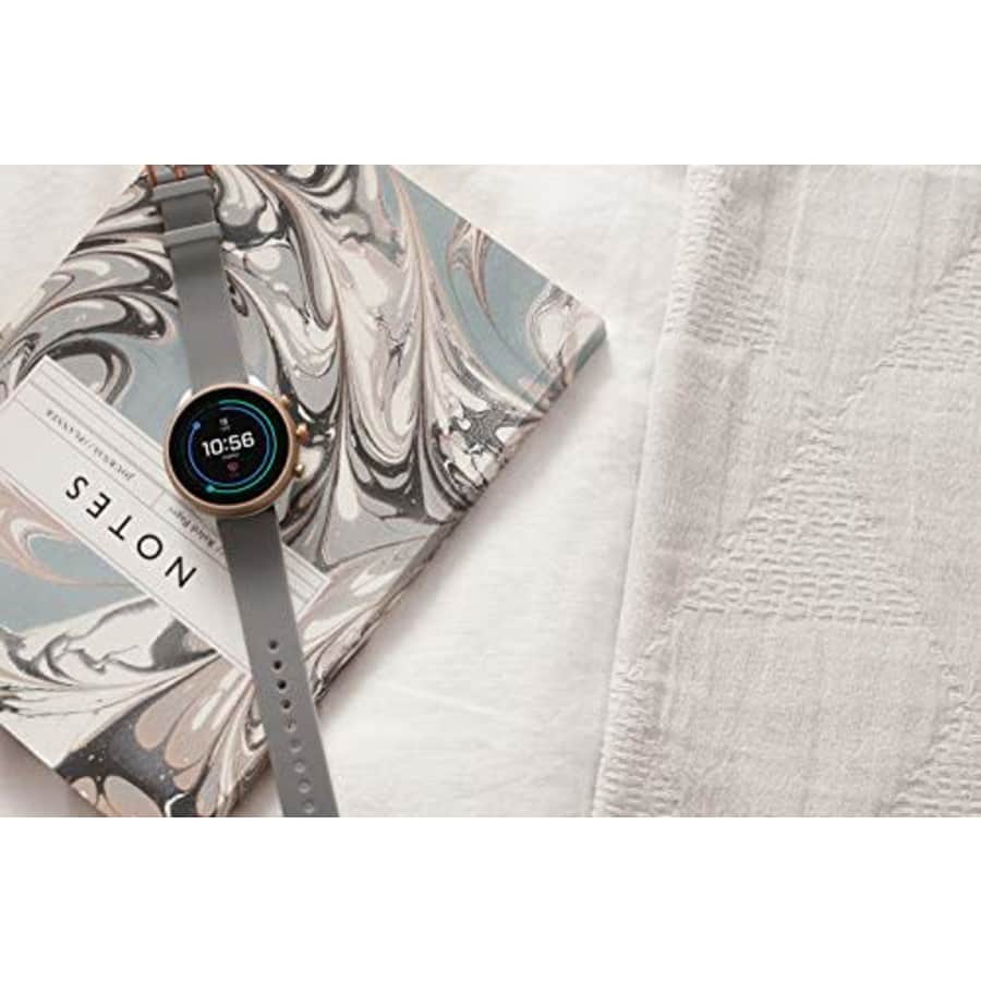 Fossil Women's Gen 4 Sport Heart Rate Metal and Silicone Touchscreen Smartwatch, Color: Rose Gold, for $180 Fossil Women's Gen 4 Sport Heart Rate Metal and Silicone Touchscreen Smartwatch, Color: Rose Gold, for $180