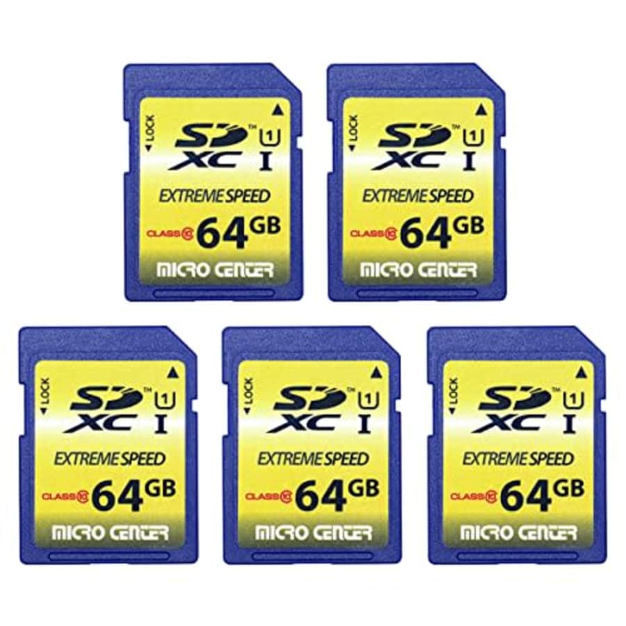 Inland 64GB Class 10 SDXC Flash Memory Card Full Size SD Card USH-I U1 Trail Camera Memory Card by Micro for $39 Inland 64GB Class 10 SDXC Flash Memory Card Full Size SD Card USH-I U1 Trail Camera Memory Card by Micro for $39