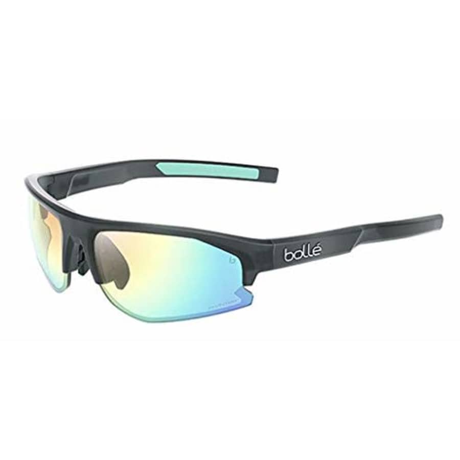 Bolle boll BS004004 Bolt 2.0 S Sunglasses, Black Crystal Matte - Phantom Clear Green for $148