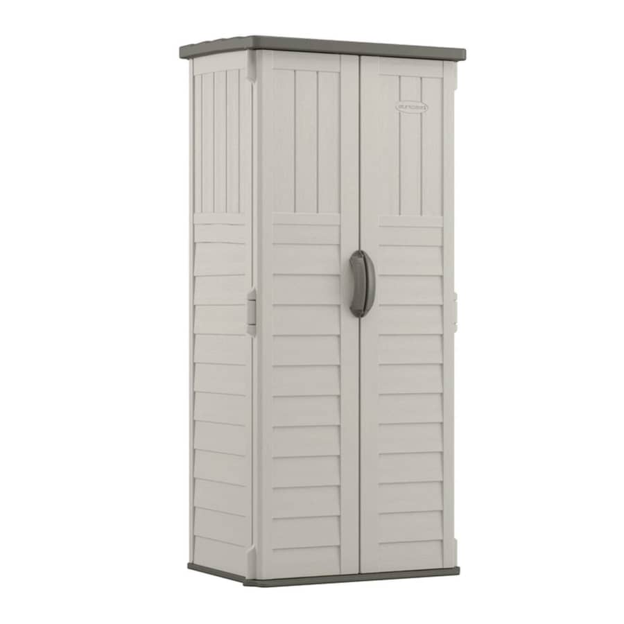 Suncast 6-Foot Resin Vertical Storage Shed w/ Floor Kit for $205 in cart Suncast 6-Foot Resin Vertical Storage Shed w/ Floor Kit for $205 in cart