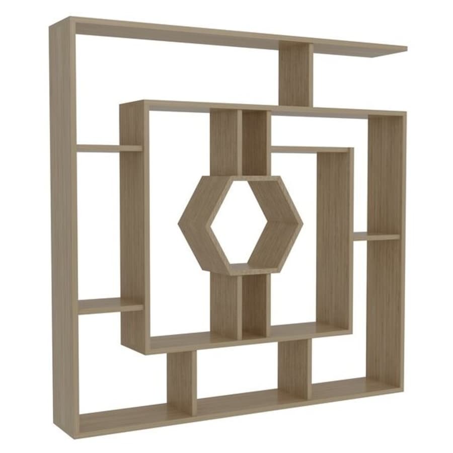 Decorotika Labirina 53" x 53" Geometric Bookcase for $124