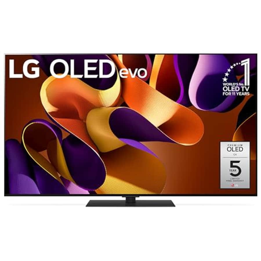 LG 55-Inch Class OLED evo G4 Series Smart TV 4K Processor Flat Screen with Magic Remote AI-Powered for $2,972 LG 55-Inch Class OLED evo G4 Series Smart TV 4K Processor Flat Screen with Magic Remote AI-Powered for $2,972