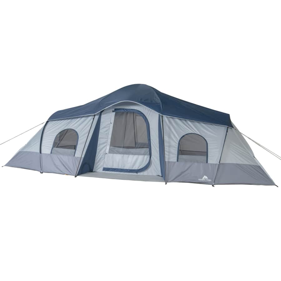 Ozark Trail 10-Person Cabin Tent with 3 Entrances for $99 Ozark Trail 10-Person Cabin Tent with 3 Entrances for $99