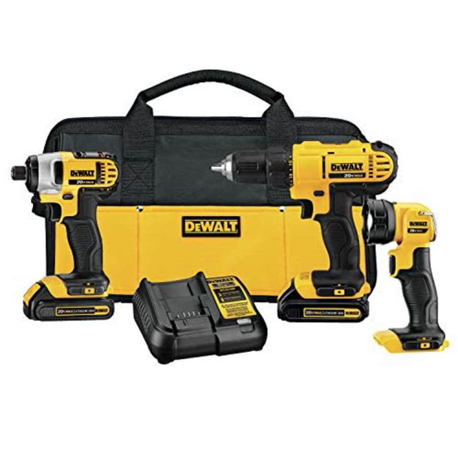 DEWALT 20V MAX Cordless Drill Combo Kit, 3-Tool (DCK340C2) for $323 DEWALT 20V MAX Cordless Drill Combo Kit, 3-Tool (DCK340C2) for $323